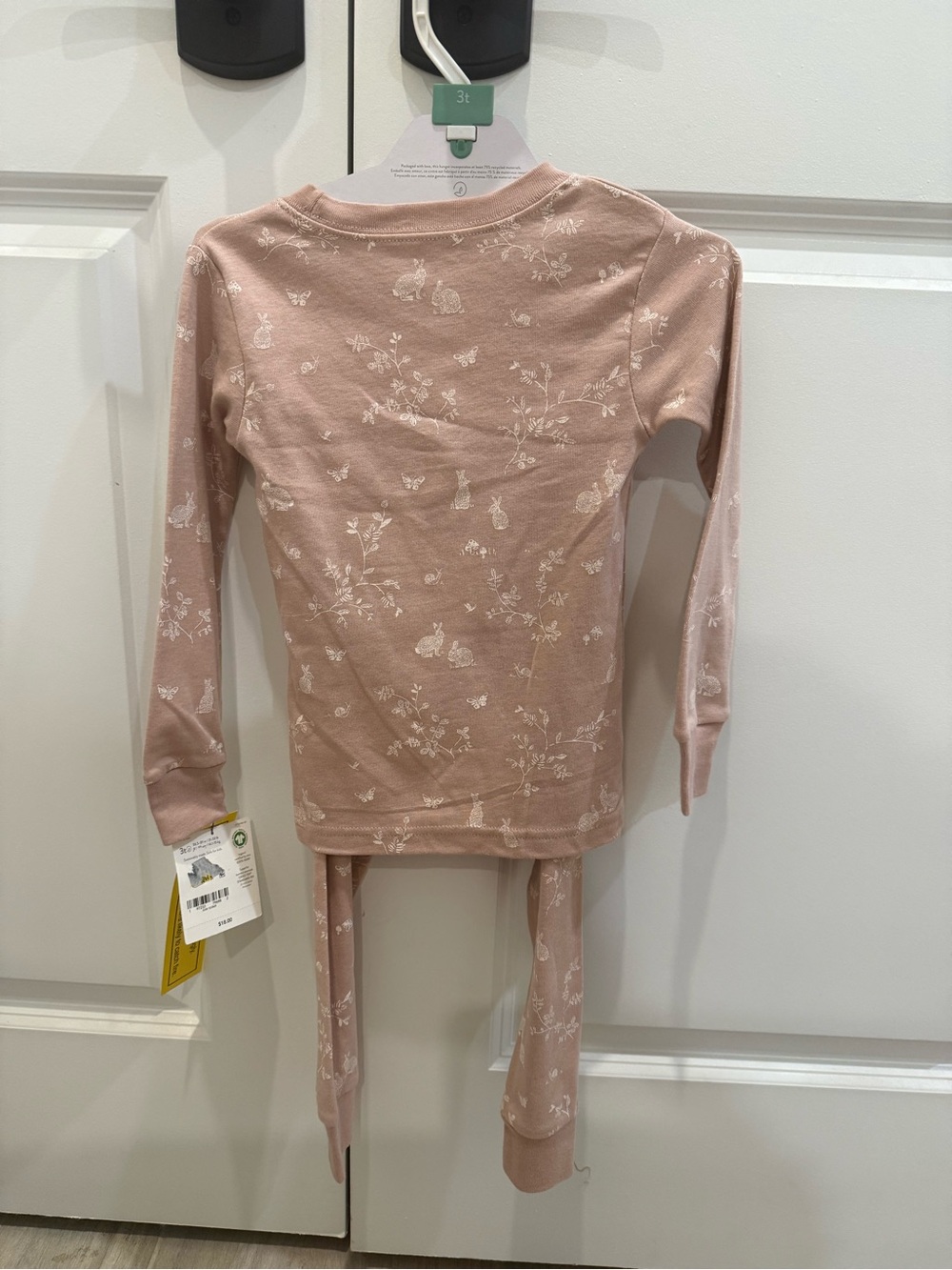 NWTLittle Planet Pink Floral Pajama Set - 3T - Picture 4 of 4